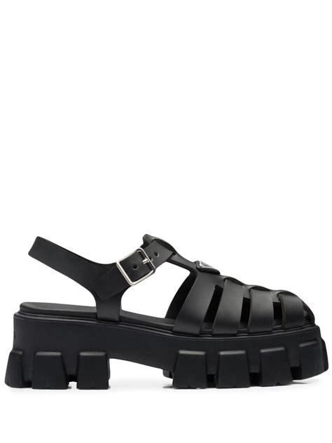 prada rubber sandals outfit|prada heeled sandals.